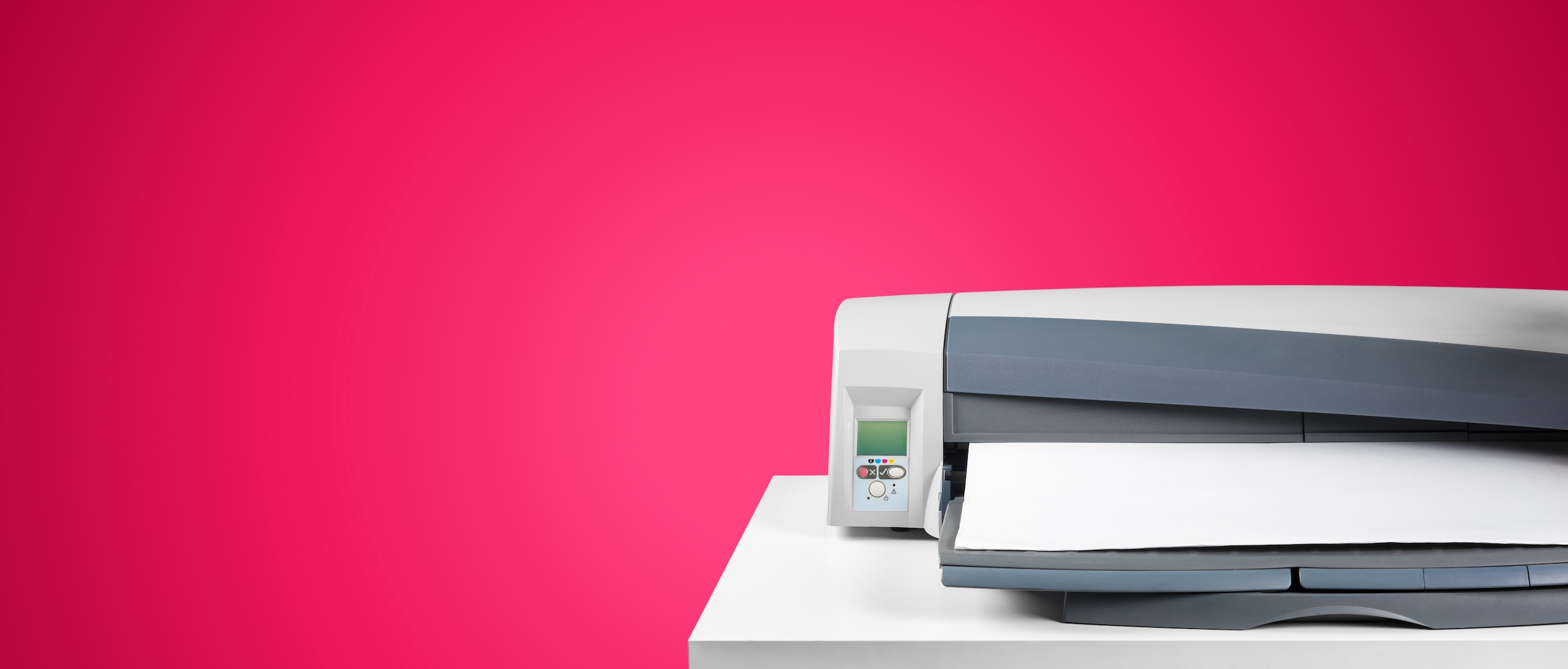 Printer copier scanner on office table